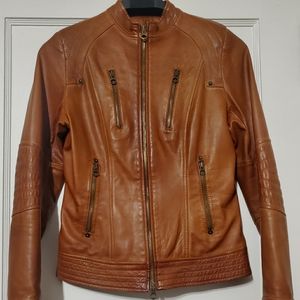 Vera Pelle, Simon B Collection Leather Jacket